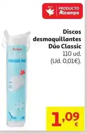 Alcampo Auchan - discos desmaquillantes duo classic oferta