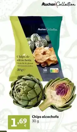 Alcampo Auchan - chips alcachofa oferta