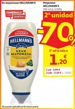 Alcampo Hellmann's - mayonesa oferta
