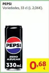 Alcampo Pepsi - refresco zero azucar lata 33 cl oferta