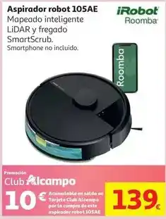 Alcampo Irobot - aspirador robot 105ae oferta