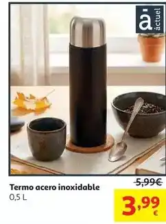 Alcampo Actuel - termo acero inoxidable oferta