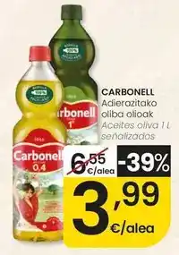 Eroski Carbonell - aceites oliva oferta