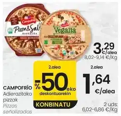 Eroski Campofrío - pizzas oferta