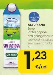 Eroski Asturiana - leche sin lactosa semidesnatada oferta