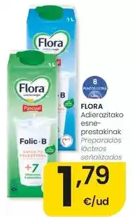 Eroski Flora - preparados lácteos oferta