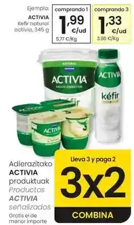 Eroski Activia - kefir natural oferta
