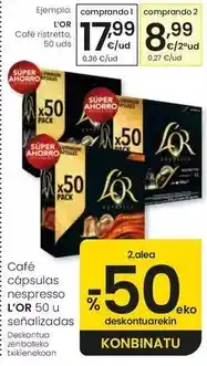 Eroski L'or - café cápsulas oferta