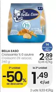 Eroski La bella easo - croissant 0% azucar oferta
