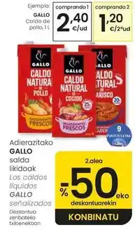 Eroski Gallo - caldo de pollo oferta