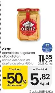 Eroski Ortiz - bonito del norte en aceite de oliva oferta