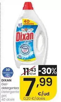 Eroski Dixan - detergente gel oferta