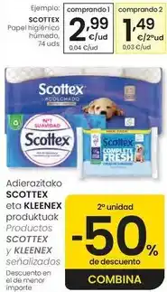 Eroski Scottex - papel higienico humedo oferta