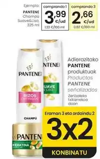 Eroski Pantene - champu suave&liso oferta