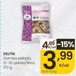 Eroski Delfín - gamba pelada oferta