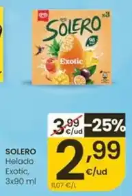 Eroski Solero - helado exotic oferta