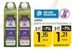 Eroski Larsa - leche sin lactosa pastoreo oferta