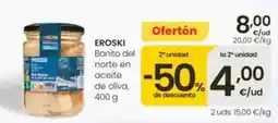 Eroski Eroski - bonito del norte en aceite de oliva oferta