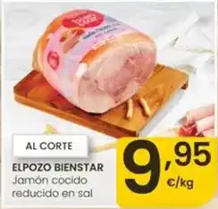 Eroski El pozo - bienstar jamón cocido reducido en sal oferta