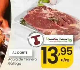 Eroski Aguja de ternera gallega oferta