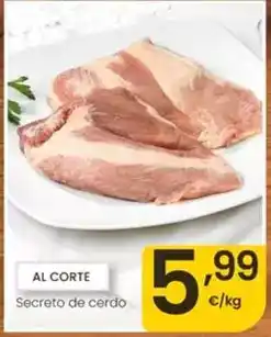 Eroski Secreto de cerdo oferta