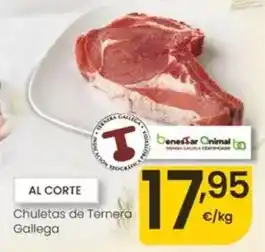 Eroski Chuletas de ternera gallega oferta
