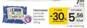 Eroski Froitomar - lomo de bacalao desalado oferta