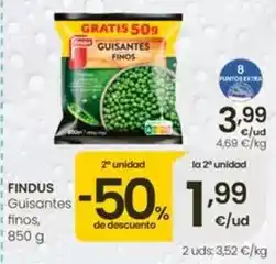 Eroski Findus - guisantes finos oferta