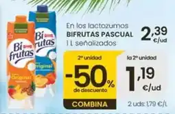 Eroski Bifrutas - en los lactozumos pasqual oferta