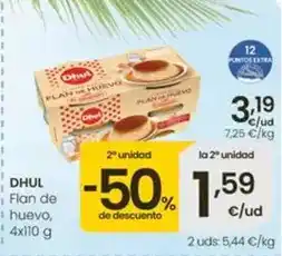 Eroski Dhul - flan de huevo oferta