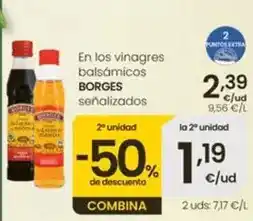 Eroski Borges - en los vinagres balsamicos oferta
