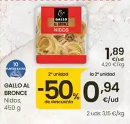 Eroski Gallo - al bronce nidos oferta