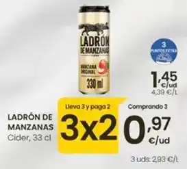 Eroski Ladrón de manzanas - cider oferta