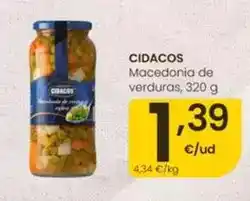 Eroski Cidacos - macedonia de verduras oferta