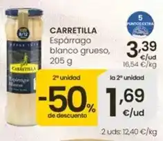 Eroski Carretilla - esparrago blanco grueso oferta