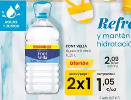 Eroski Font vella - agua mineral oferta