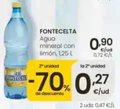 Eroski Fontecelta - agua mineral con limon oferta