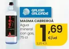 Eroski Magma cabreiroá - agua mineral con gas oferta
