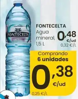 Eroski Fontecelta - agua mineral oferta