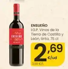 Eroski Ensueño - i.g.p. vinos de la tierra de castilla y león, tinto oferta