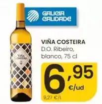 Eroski Viña costeira - d.o. ribeiro, blanco oferta