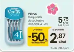 Eroski Venus - maquinilla desechable oceana oferta