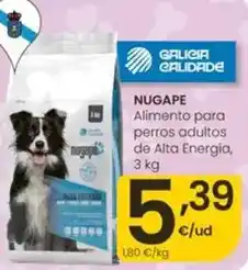 Eroski Nugape - alimento para perros adultos de alta energia oferta