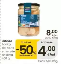 Eroski Eroski - bonito del norte en aceite de oliva oferta