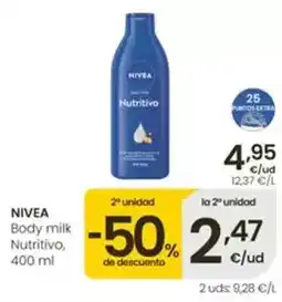 Eroski Nivea - body milk nutritivo oferta
