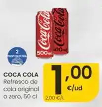 Eroski Coca-cola - refresco de cola original o zero oferta