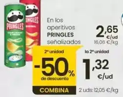 Eroski Pringles - en los aperitivos oferta