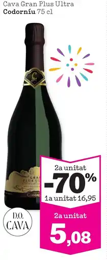 Sorli CODORNIU Cava Gran Plus Ultra oferta