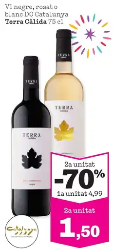 Sorli TERRA CALIDA Vi negre, rosat o blanc DO Catalunya oferta