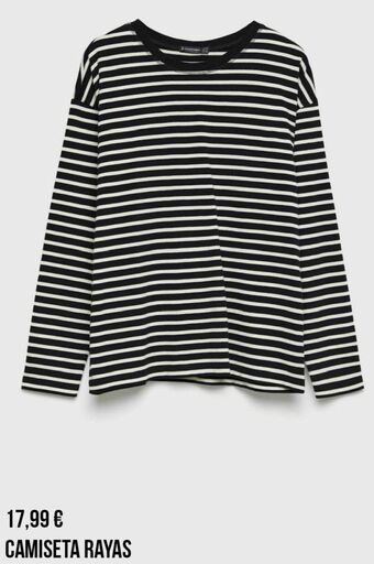 Stradivarius Camiseta rayas oferta